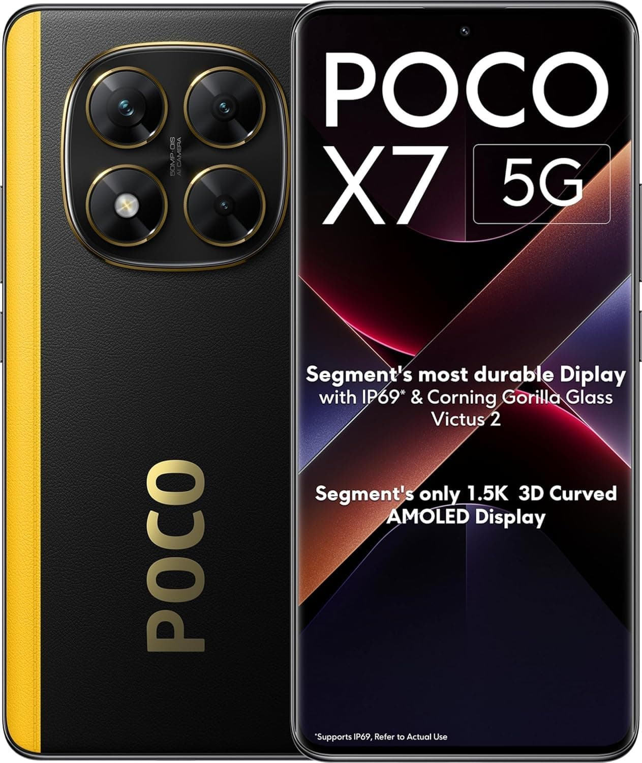 POCO X7 5G (Yellow, 256 GB) (8 GB RAM)