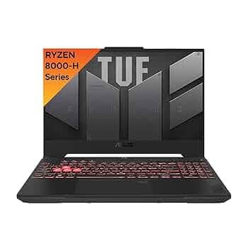 (Refurbished) ASUS TUF Gaming A15 (2024), 15.6" (39.62cm) FHD 144Hz, AMD Ryzen 9 8945H, Gaming Laptop (16GB DDR5/1TB SSD/NVIDIA GeForce RTX 4070 /Wind...