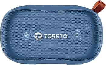 Toreto Bang Pro 10W Wireless Bluetooth Speaker - Dual Audio Drivers, Powerful Bass Radiator, Fast Charging Long Play Time,TWS, Portable, Inbuilt MIC, ...