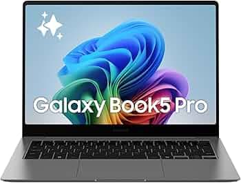 Samsung Galaxy Book5 Pro| Intel Evo Core Ultra 7 256V| Built-in AI | 14" (35.56cm) Touchscreen Dynamic AMOLED 2X 120Hz | 500 Nits (16GB/512GB SSD/Inte...