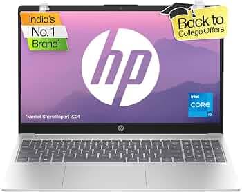 (Refurbished) HP Laptop 15, Intel Core i5-1334U,15.6-inch(39.6 cm),FHD,16GB DDR4,512GB SSD,Dual Speakers,(Windows 11, MSO,Natural Silver, 1.59 kg),15-...