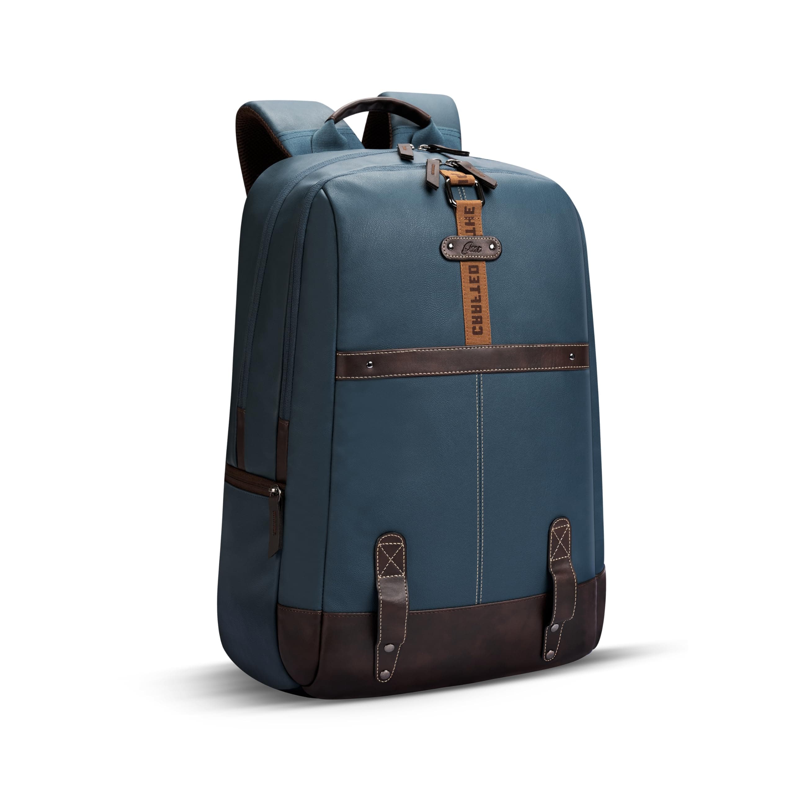 Gear Classic 20L Small Faux Leather Water Resistant Anti Theft Laptop Backpack