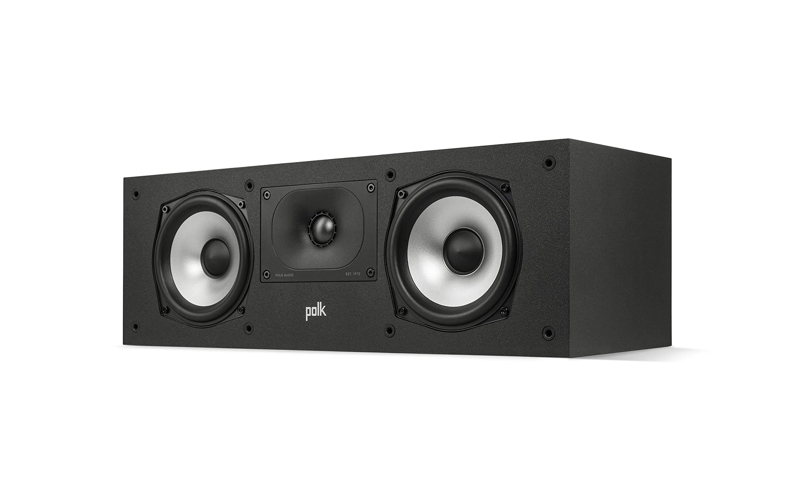 Polk Audio Monitor XT30 1" Terylene Tweeter & Dual 5.25" Woofer, 200w dual power port center speaker (Each) Black