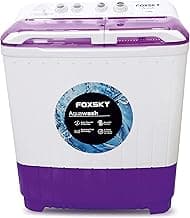 Foxsky 6.8 kg Semi-Automatic Top Loading Washing Machine (FOXSKY AQUA WASH 6.8 KG, PURPLE)