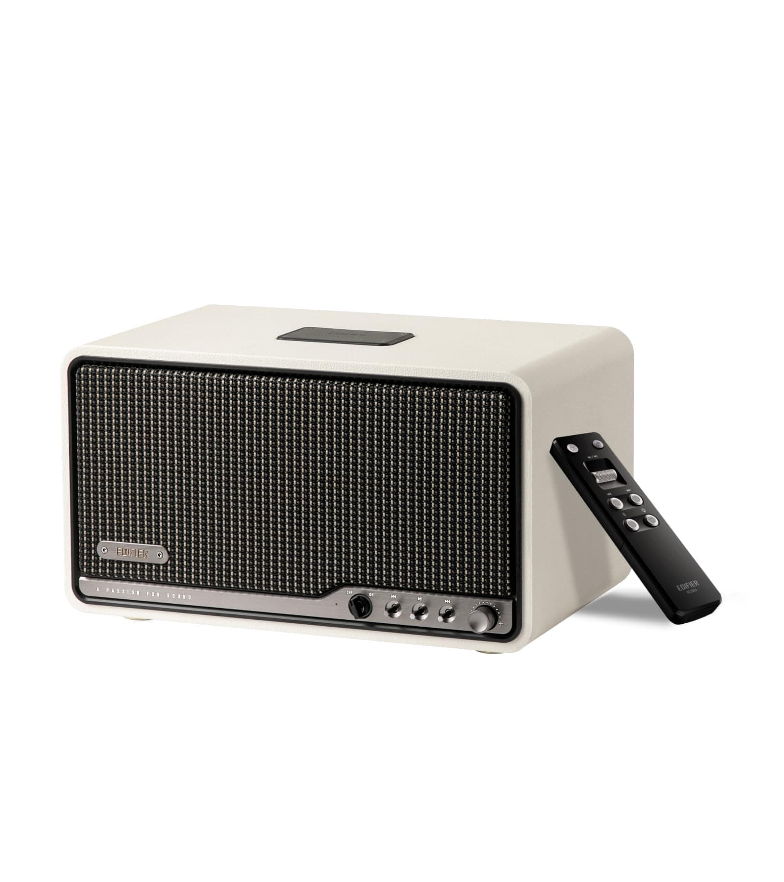 Edifier S300 Hi-Fi Tabletop Speaker, Hi-Res Audio LDAC 80W Power, Wireless Multi-Room & Stereo Pairing, Works with AirPlay 2 Bluetooth 5.4 USB-C AUX I...