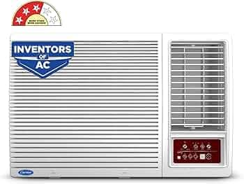 Carrier 1.5 Ton 3 Star Inverter Window AC(Copper,High Density Filter for Dust Filtration, 2Way Air Directional Control, 2024 Model,Estra EXi -CIW18SC3...