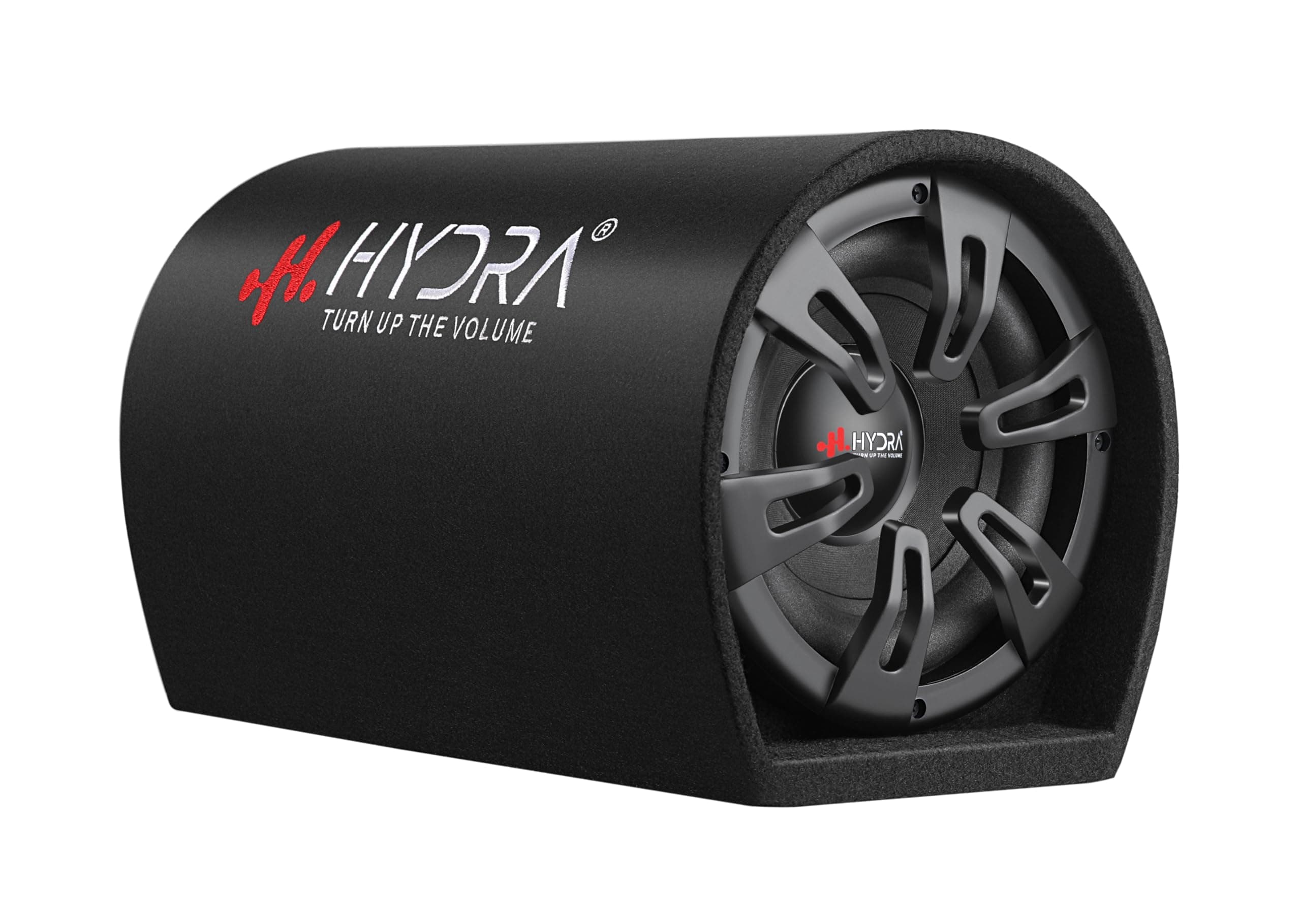 Hydra HY-Sonic 1608ABT 8 Inch Active Car Basstube with Inbuilt Amplifier Subwoofer (Powered, RMS Power: 400 W)