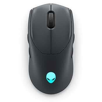 Alienware AW720M Tri-Mode Wireless Gaming Mouse - 2.4GHz Wireless, Bluetooth 5.1, 26,000 DPI, 8-Fully Programmable Buttons, Magnetic Snap Charging Ada...