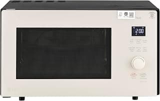 LG 28 L Scan-To-Cook Wi-Fi Enabled Charcoal Convection Microwave Oven (MJEN286UBW, Black, Beige Door, 301 Auto Cook Menu, ...