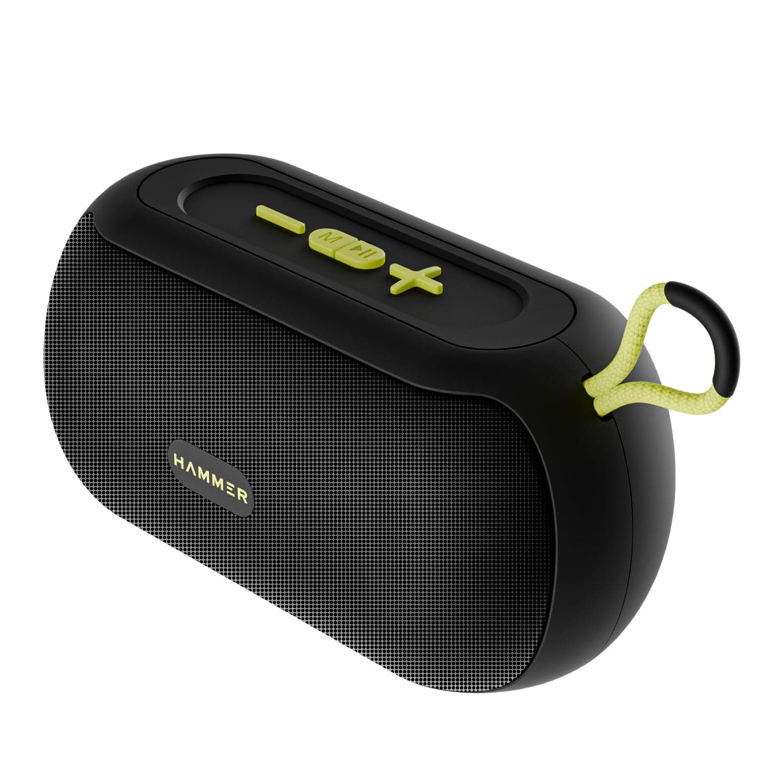 HAMMER Wave 10W Bluetooth Speaker Up to 8 Hours Playtime, TWS Function, Made in India, Built-in Mic, BTv5.4, AUX & USB Port, Type-C Interface Wireless...