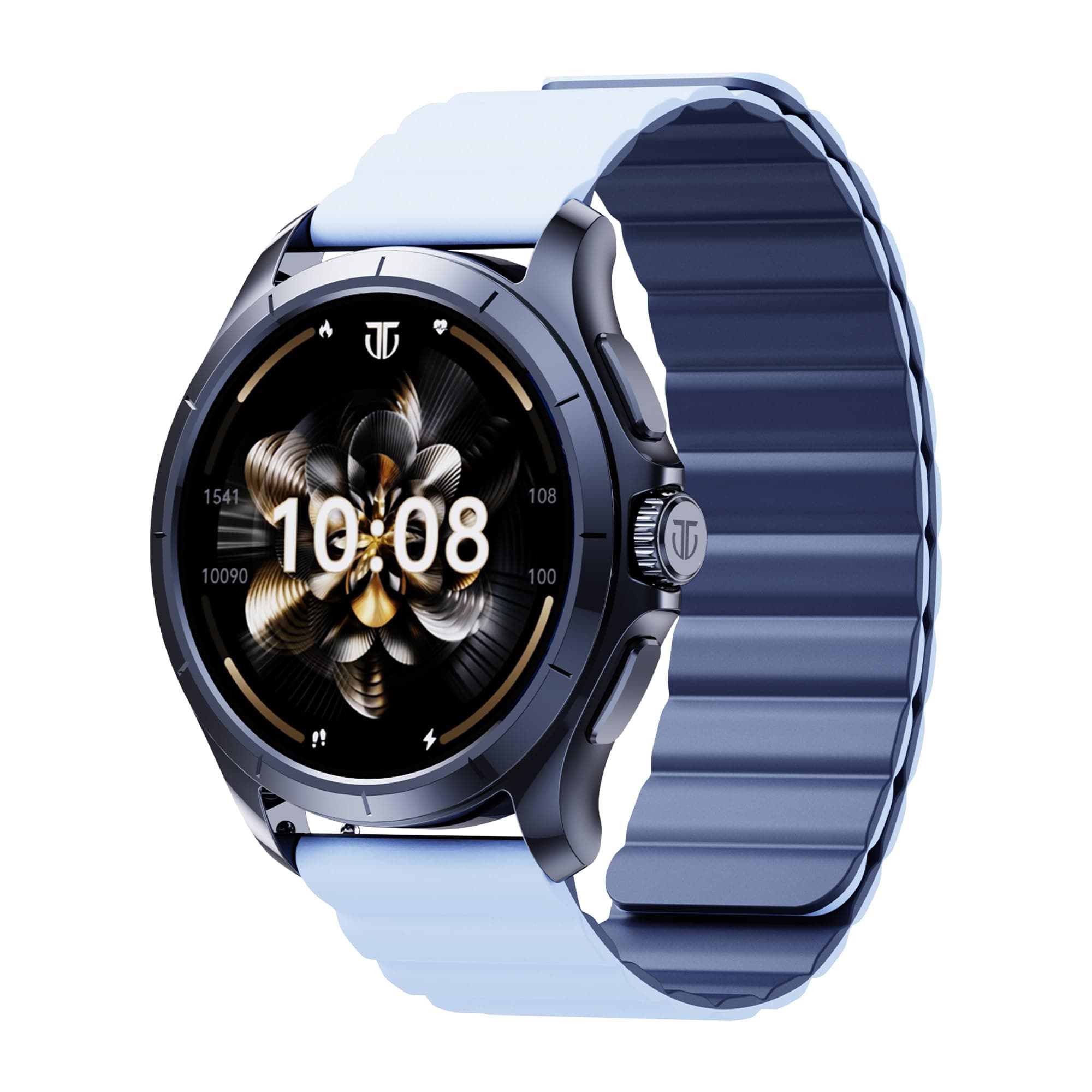 Titan Evoke 2.0, 1.32" AMOLED Display Smart Watch with AOD,1000 Nits, Functional Crown, Magnetic Strap, Metal Body,Fast Charge,24/7 Health Suite, BT C...
