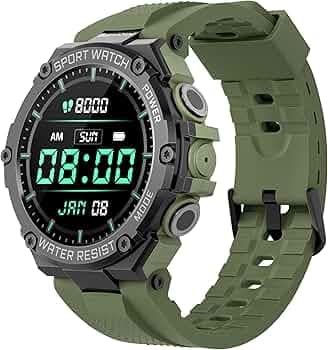Promate Xwatch-R19 Rugged Smart Watch for Men, 1.53" Round Dial Smart Watch for Men with Bluetooth Calling, Water Resistant, AI Voice Assistance, 100+...