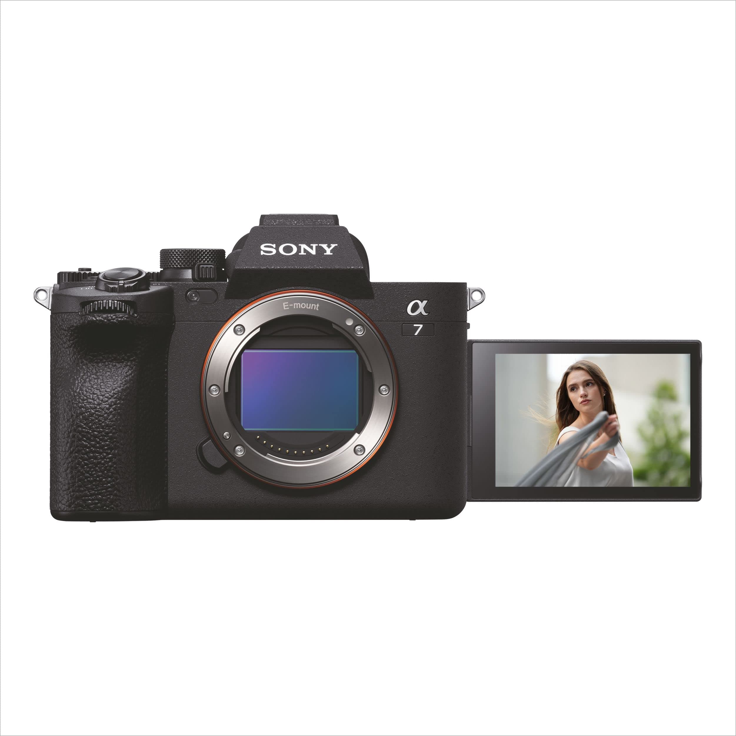 Sony Alpha ILCE-7M4 Full-Frame Hybrid Camera 33MP Interchangeable-Lens Mirrorless Camera Body (4K 60P Video Recording, Real-Time Eye AF for Humans, Birds, Animals) - Black