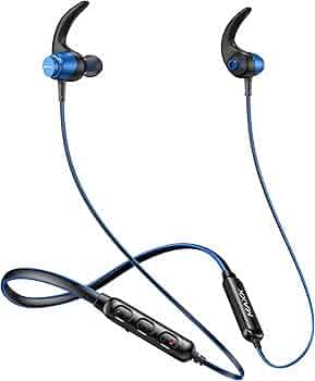 Maxx NeckBand NX6 - Cutting-Edge Wireless Bluetooth Neckband Earphones with Magnetic Design, Lightweight Build, Long Stand-by Time-Charge for 10 minut...