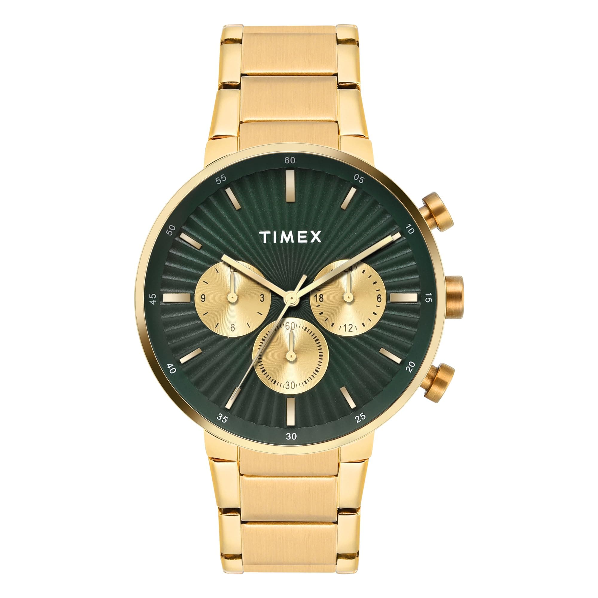 TIMEX Green Round Dial Analog Men's Watch - TWEG28401