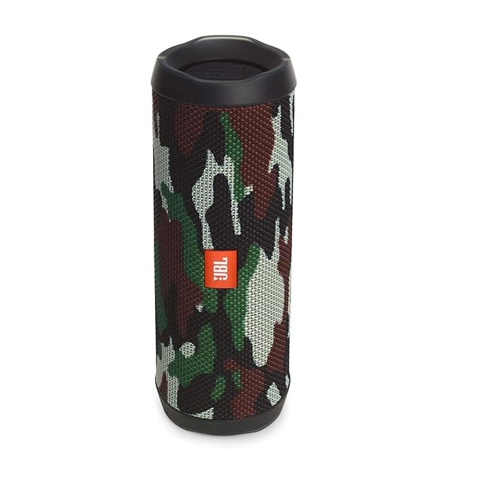 (Renewed) JBL Flip 4 Portable Wireless Speaker with Powerful Bass & Mic (Squad)