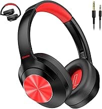 Qaekie Hybrid Active Noise Cancelling Headphones - 2024 Upgraded Wireless Over Ear Bluetooth Headphones,100H Playtime,Hi-R...