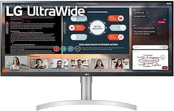 LG Ultrawide Full HD IPS Monitor 87 cm (34 Inches), 2560x1080, VESA Display HDR 400, 75 Hz,AMD FreeSync, sRGB 99% (Typ.), HDR 10, DP, HDMI, HP Out, Sp...