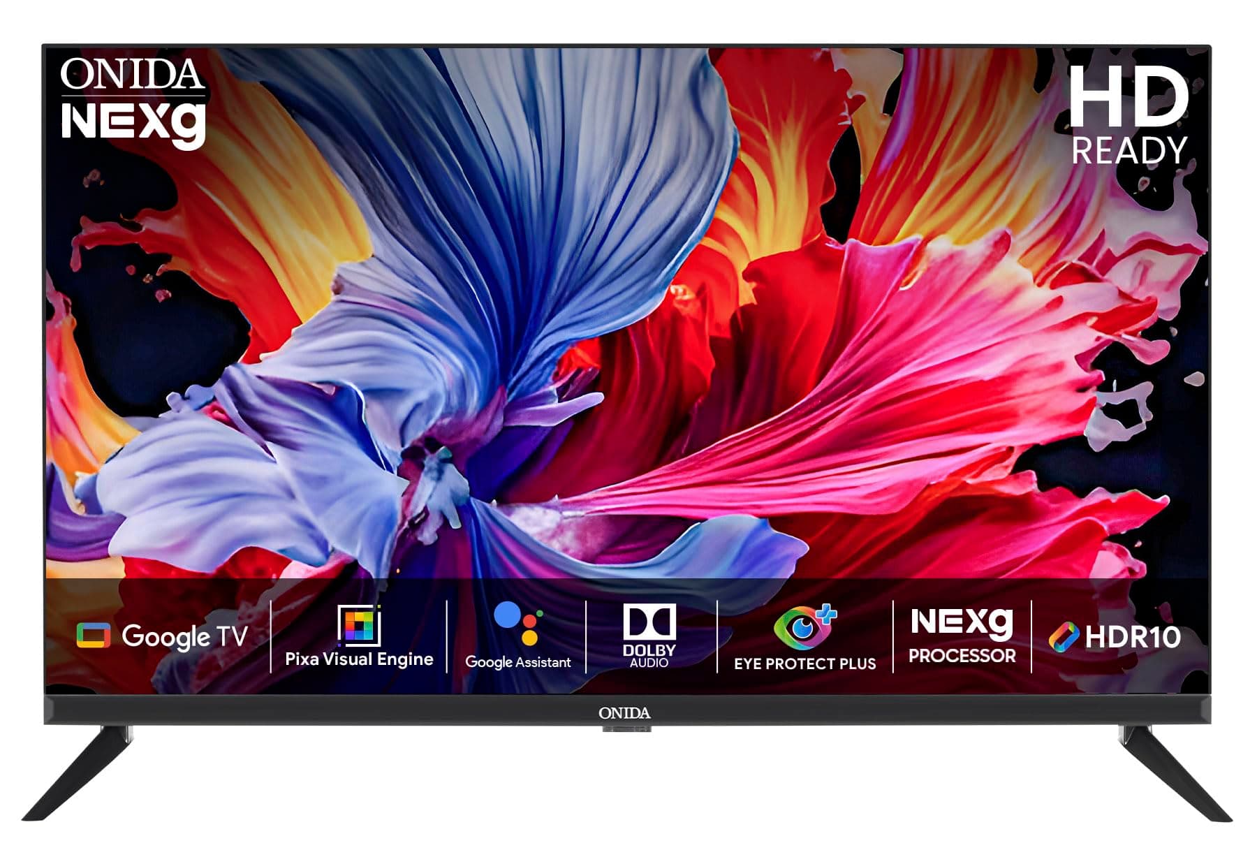 Onida 80 cm (32 inch) HD Ready Smart Google TV 32HAG1 (Black)