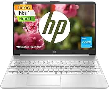 (Refurbished) HP 15S Intel Core i3 12th Gen (8GB Ram/256GB SSD/Fhd/Windows 11/Ms Office'21/15.6" (39.6Cm)/Silver/1.69 Kg) Fy5010Tu Laptop