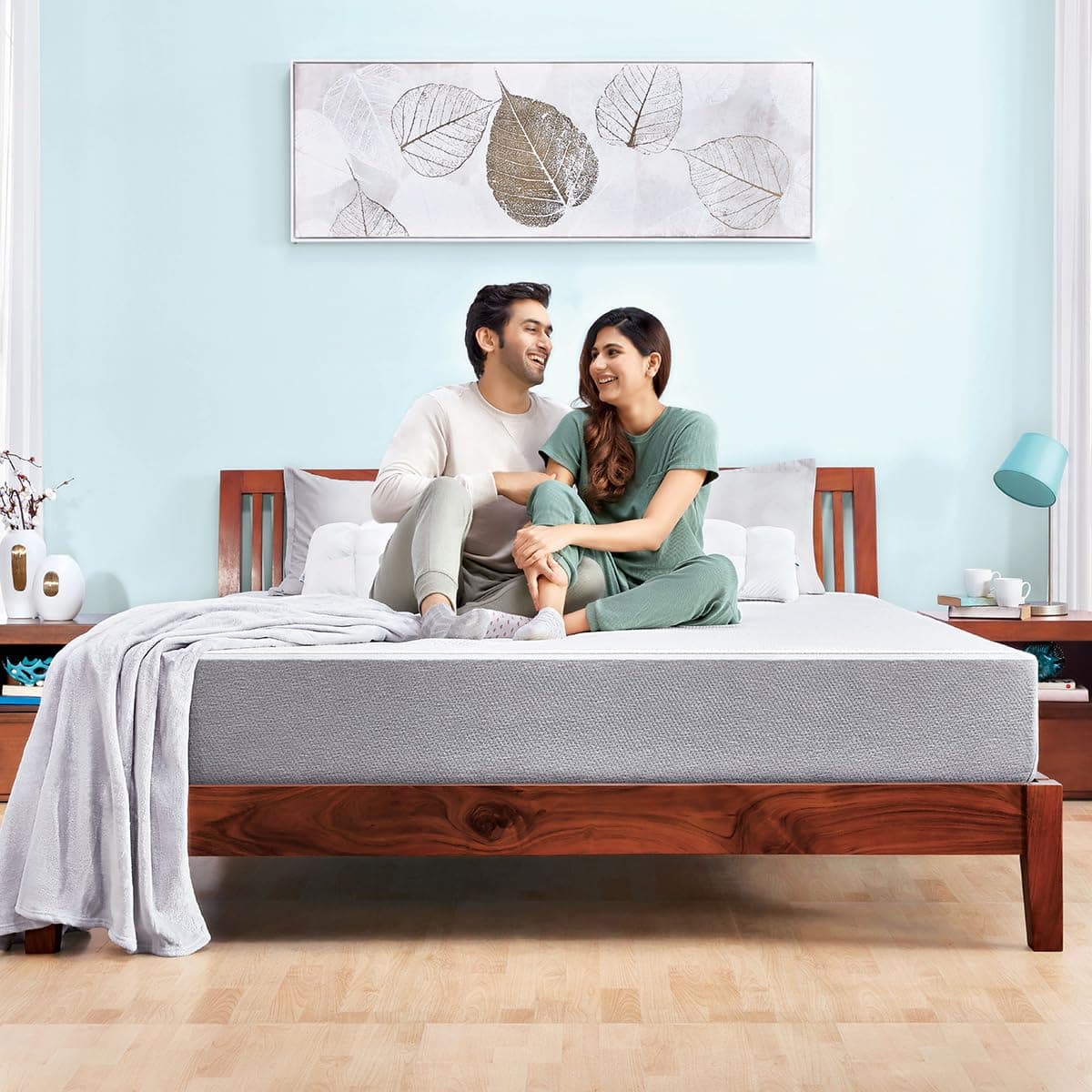 Doctor Dreams by Nilkamal Acacia Luxurious King Size Wooden Bed, Hardwood with Sturdy Construction & Easy to Assemble (78 x 72, Brown)