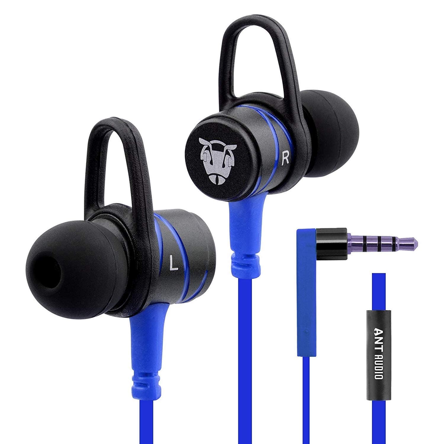 ANT AUDIO W56 Wired in Ear Earphone with Mic (Blue) In-Ear