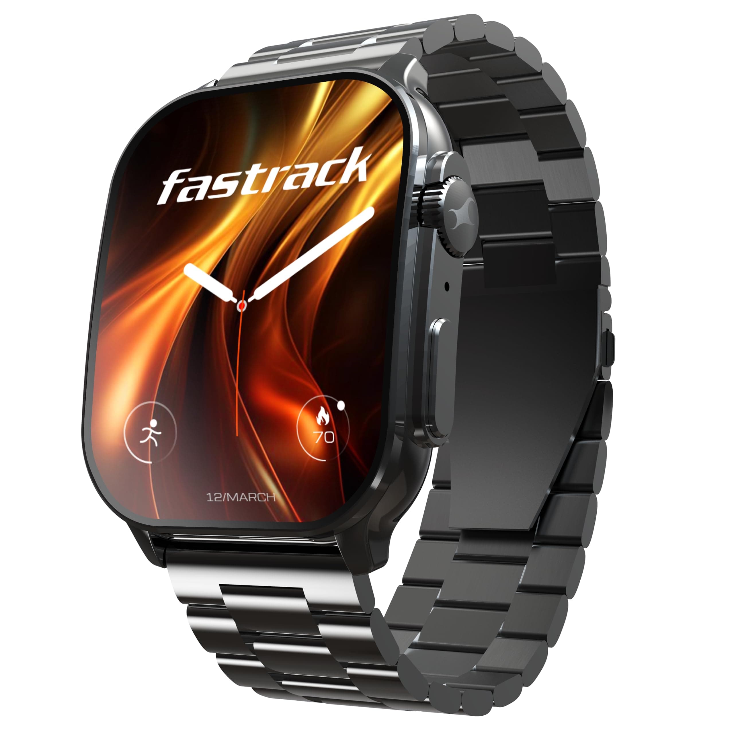 Fastrack Astor FS2 Pro Smartwatch Comes with 1.92 Amoled Display with 410 * 502 Pixel Resolution|SingleSync BT Calling|AI Voice Assistant|100+ Sports ...
