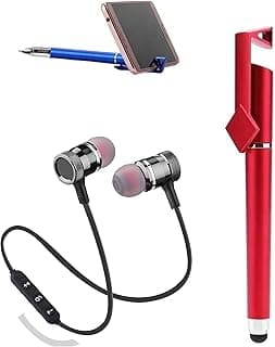 BLAXSTOC QC2IN1 Wireless Bluetooth In Ear Headphone with Mic (Multicolour)