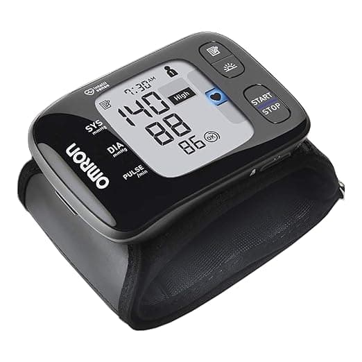 Omron HEM 6232T Wrist Blood Pressure Monitor (Black) Wrist Monitors