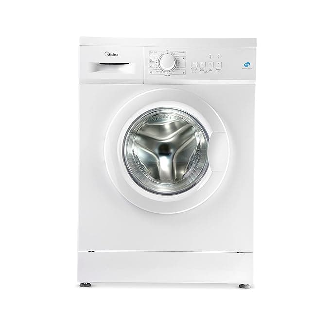 Midea 7 kg Fully Automatic Front Load Washing Machine (MWMFL070HEF, White, In-built Heater) Washing Machines & Dryers