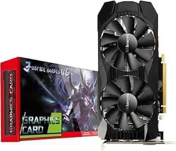 SRhonyra Radeon RX 590 8GB GDDR5 Graphics Card for Gaming PC Video Card 2304SP 256-Bit PCIe 3.0 x16 6-Pin Connector 2 Cooling Fan Desktop Computer Gam...