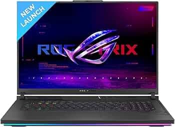 (Refurbished) ASUS ROG Strix G18 (2023) 90WHr Battery, Intel Core i7-13650HX 13th Gen, 18" FHD+ 165Hz, 8GB RTX 4060, Gaming Laptop (16GB/1TB SSD/Windo...