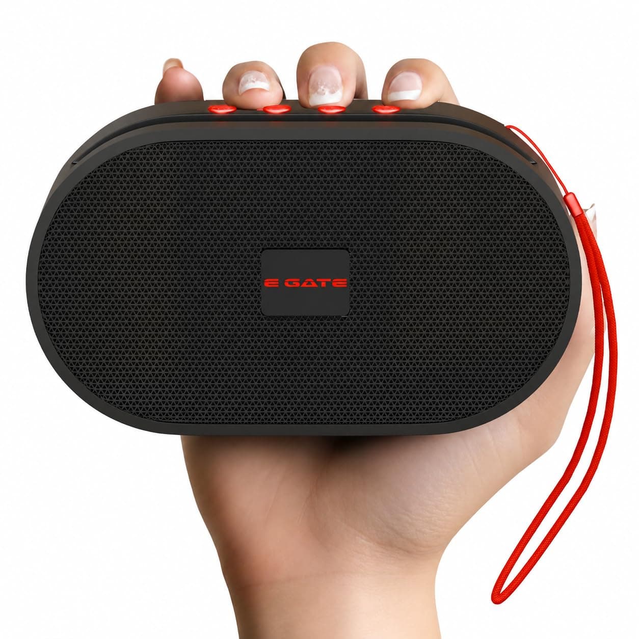 E GATE Atom S21 Bluetooth Wireless Speaker with Phone Stand | 5W | 52mm Driver, Bluetooth 5.2 | TWS Pairing, FM Radio, USB & mSD Card Support | Up to ...