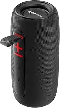 (Refurbished) Amazon Basics Bluetooth 20W Speaker, with TWS Function, Powerful Bass, BT 5.3, MicroSD Card Slot, RGB Lights, AUX Input, USB Support, an...