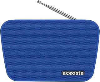 ACOOSTA SUNO Hits - Powered by Sony Music, 1000 Preloaded Songs - 7 Stations & 250 Artists, Portable Wireless Bluetooth Speaker with Mic, FM Radio, US