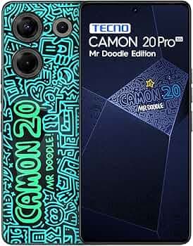 (Refurbished) TECNO Camon 20 Pro 5G (Mr Doodle Edition, 8GB RAM,128GB ROM)|Industry 1st 3-D Luminous Color-Changing Process |16GB Expandable RAM|64MP ...