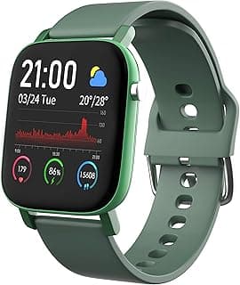 AQFIT W11 Smartwatch IP68 Waterproof Fitness Tracker | 1.4" Full Touch Screen Display | Upto 10 Days Battery Life | 4.2 Bluetooth | for Men and Women