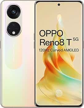 Oppo Reno 8T 5G (Sunrise Gold, 8GB RAM, 128GB Storage) | 120Hz 3D Curved AMOLED Display | Qualcomm Snapdragon 695 | 108MP + 2MP + 2MP | 32MP Front Cam...