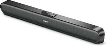 FRONTECH ECHOLITE-191 Mini Soundbar Speaker with Bluetooth 5.0 | 1200mAh Long Battery Life | 30W Sound | TF Card Support | Immersive Sound (Black, SW-...