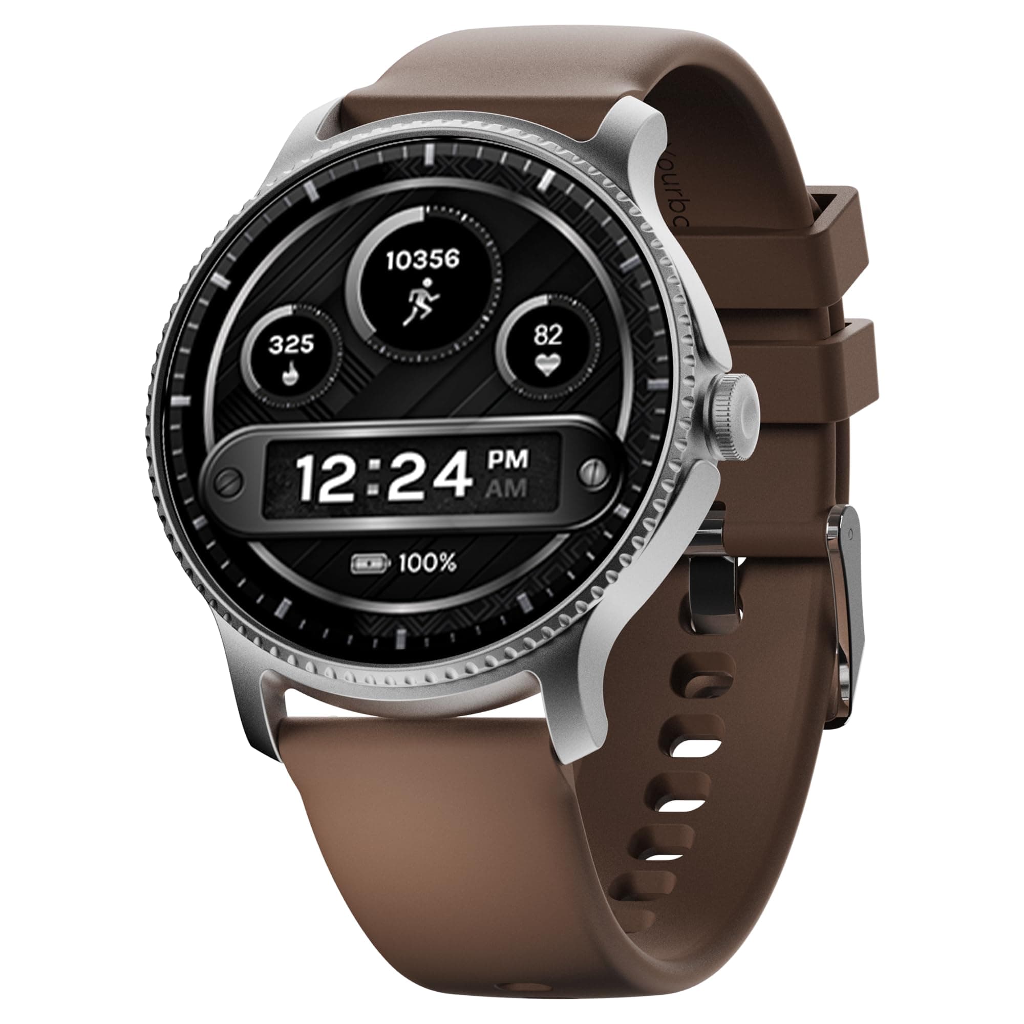 boAt Lunar Discovery w/ 1.39" (3.5 cm) HD Display, Turn-by-Turn Navigation, DIY Watch Face Studio, Bluetooth Calling, Emergency SOS, QR Tray, Smart Wa...
