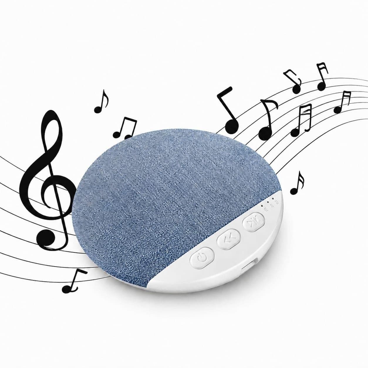 Hexon Bluetooth Pillow Speaker for Sleeping,Ultra-Thin Under Pillow Speaker with White,Pink Noise, Sleep Timer, Wireless Private Listening,Rechargeabl...