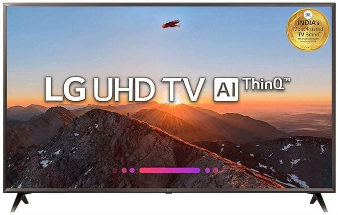 LG 123 cm (49 Inches) 4K UHD LED Smart TV 49UK6360PTE (Black) (2018 model) Smart Televisions
