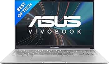 (Refurbished) ASUS Vivobook 15, Intel Core i5-12500H 12th Gen, 15.6" (39.62 cm) FHD, Thin and Light Laptop (16GB/512GB/Win11/Office 2021/Silver/1.7 kg...
