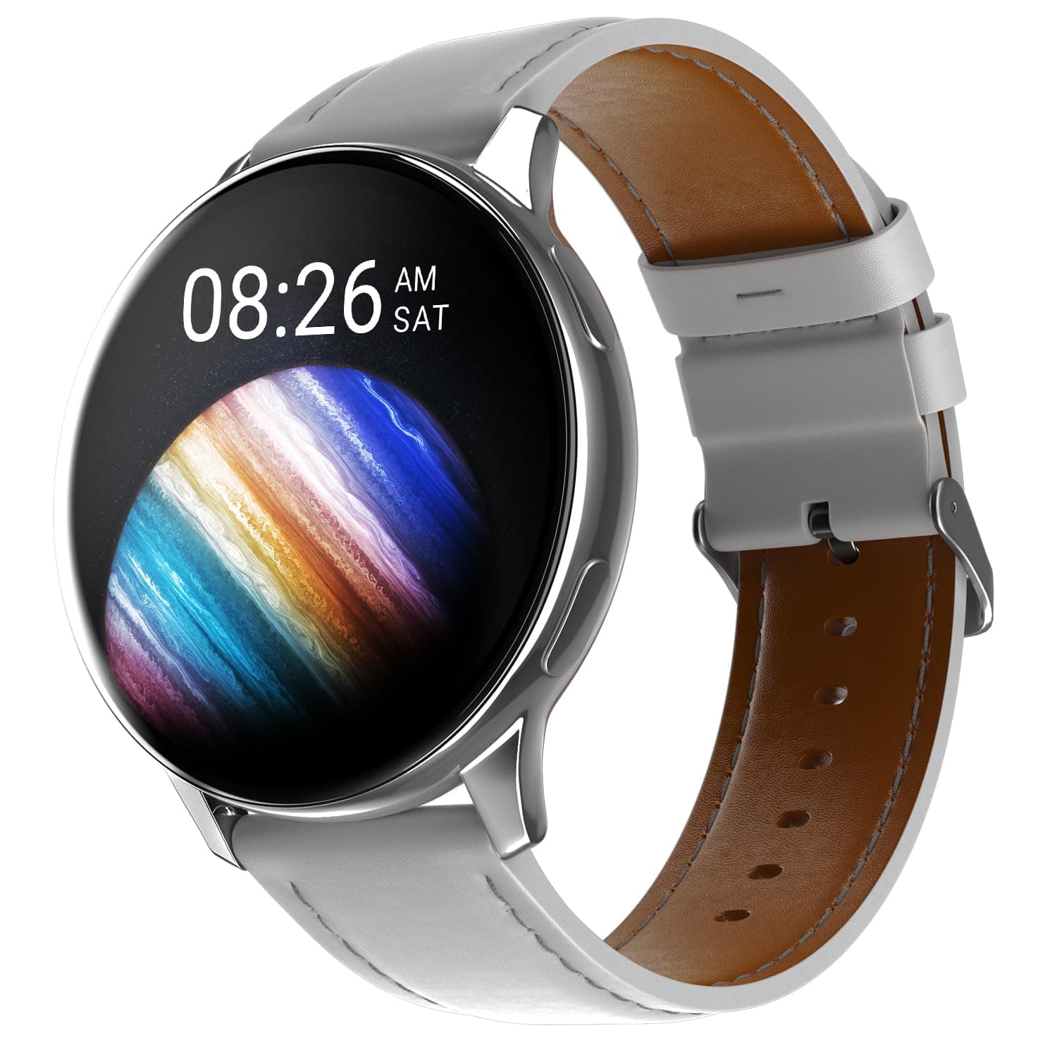 Noise Vortex Plus 1.46 AMOLED Display, AoD BT Calling, Sleek Metal Finish, 7 Days Battery Life, All New OS and with 100+ Watch Faces & Health Suite (C...
