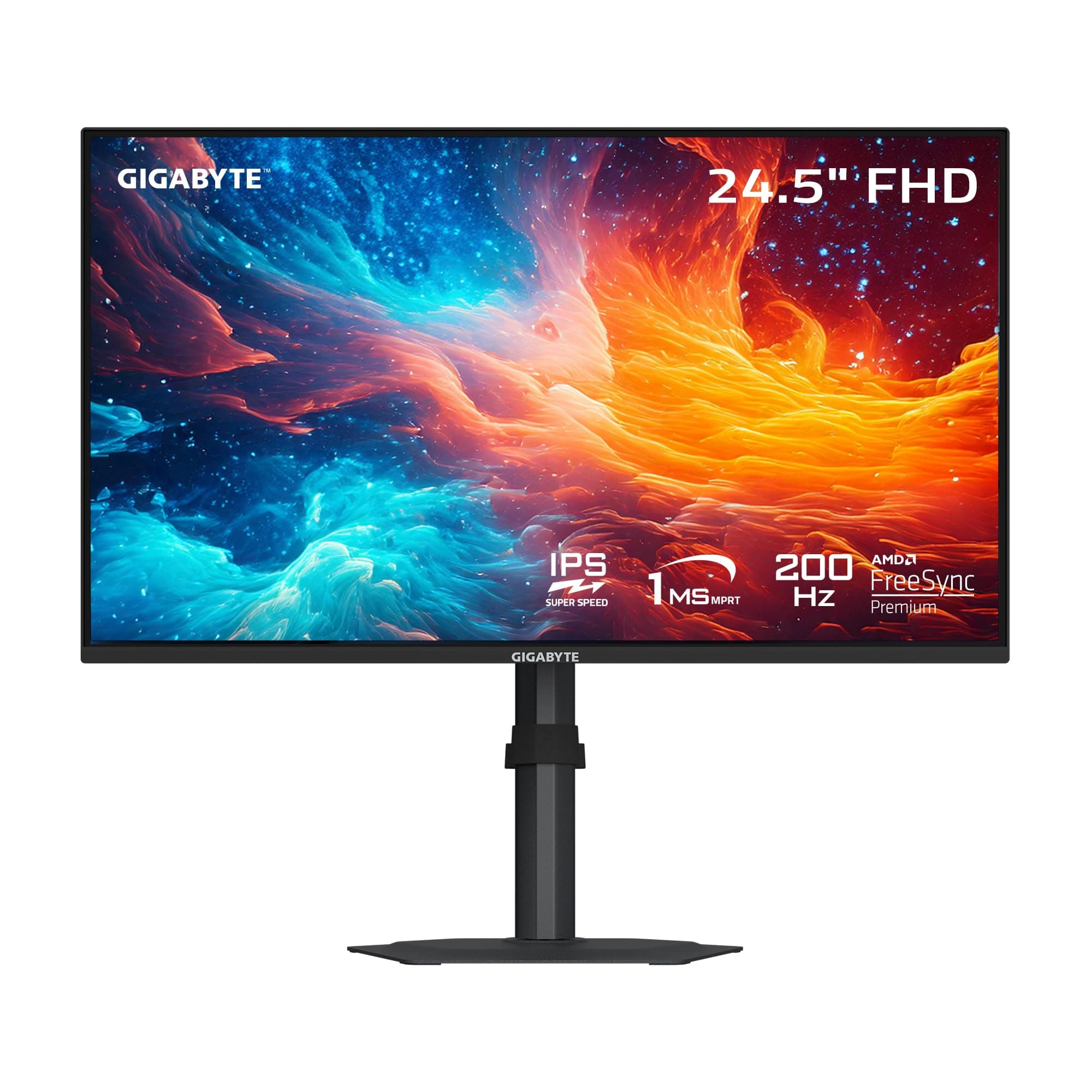 GIGABYTE G25F2A 24.5-Inch FHD IPS Gaming Monitor, 240Hz, 1ms, AMD FreeSync Premium, HDR Ready, Ergonomic Stand, Eye-Safe G...
