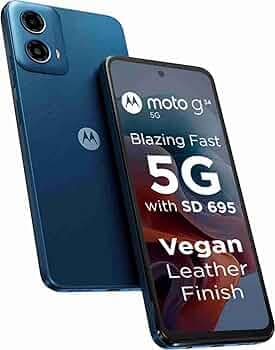 (Refurbished) Motorola G34 5G (Ocean Green, 8GB RAM, 128GB Storage) | Fastest 5G Processor Snapdragon 695 5G | 50 MP Quad Pixel Camera with Image Auto...
