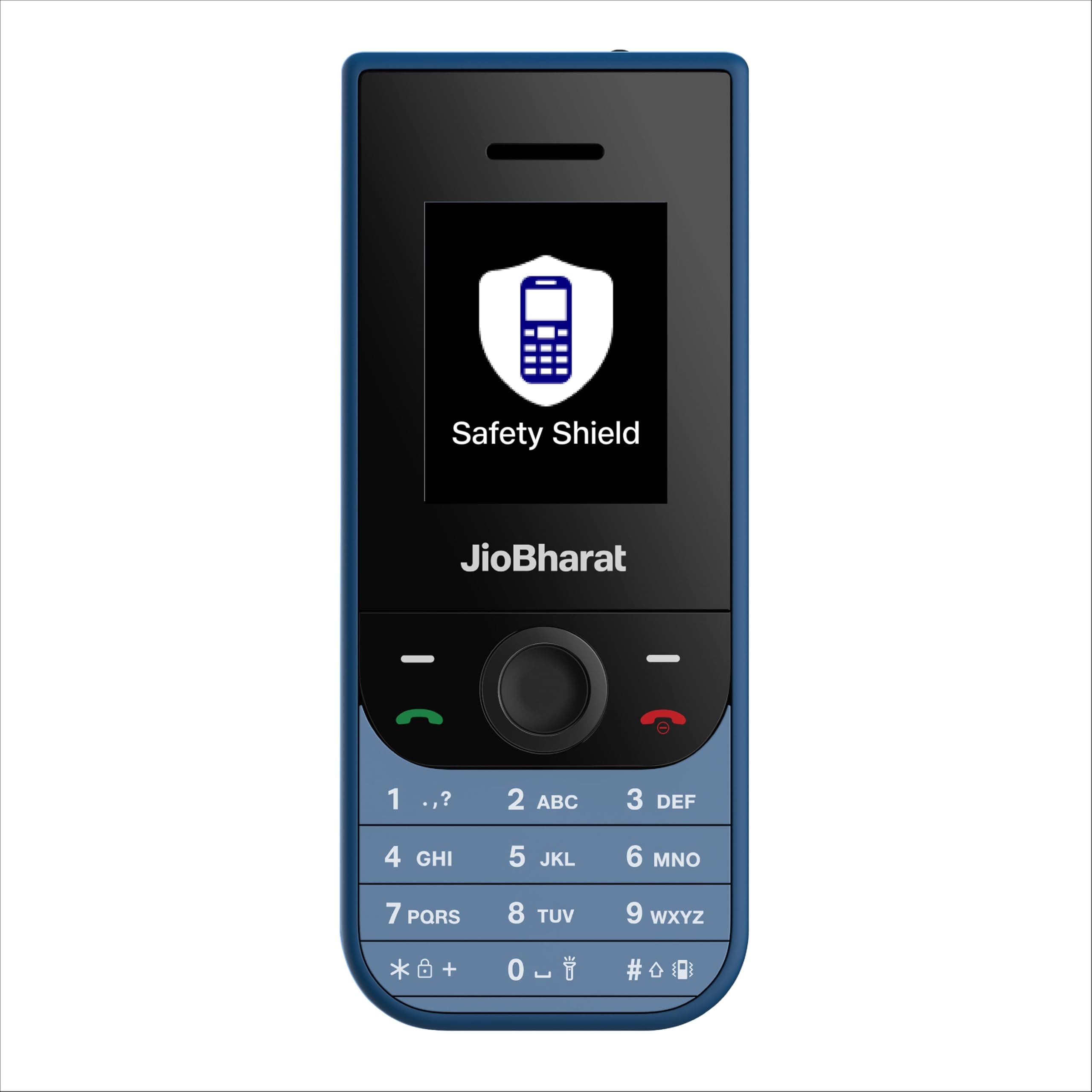 JioBharat V3 4G Keypad Phone with JioTV, JioCinema, JioSaavn, JioPay (UPI), JioChat, JioPhotos Powerful 1000mAh Battery, LED Torch, Digital Camera |Bl...