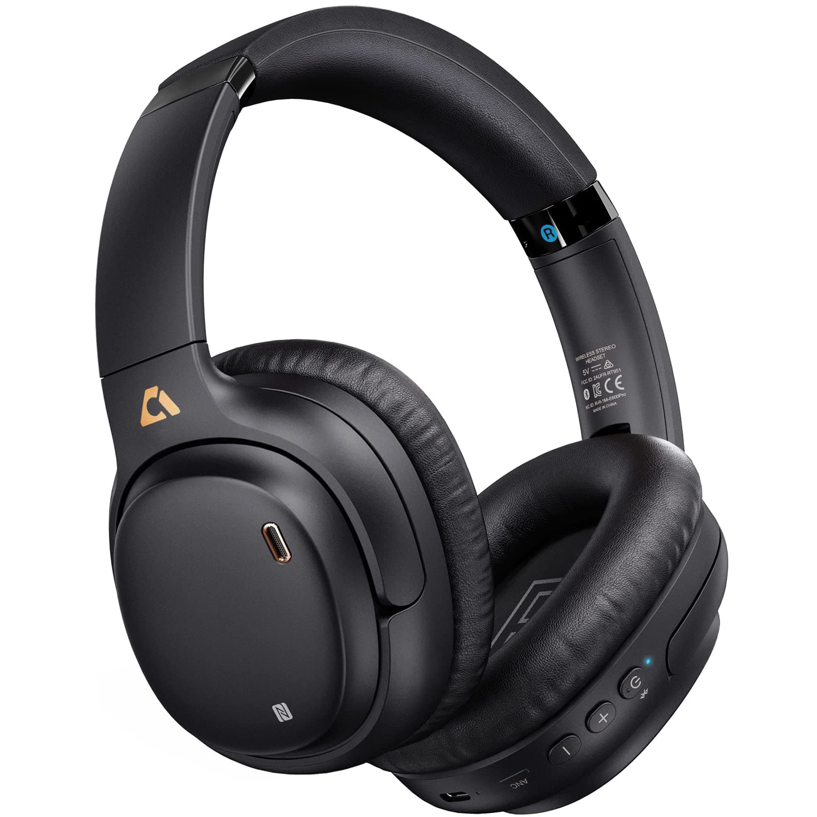 Ankbit E600Pro Hybrid Active Noise Cancelling Headphones with aptX HD & Low Latency