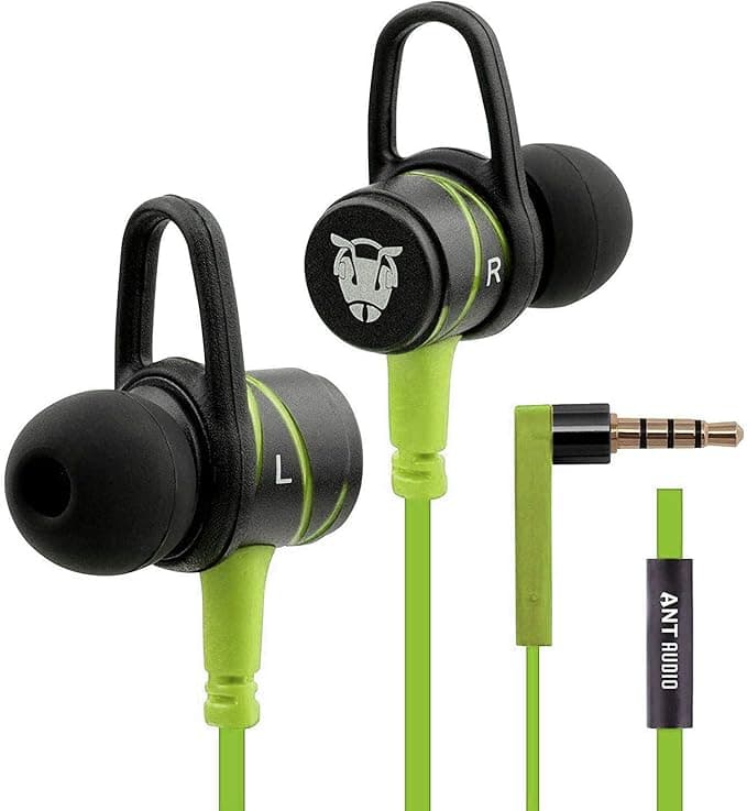 ANT AUDIO W56 Wired in Ear Earphone with Mic (Lime Green)