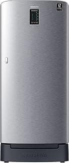 Samsung 198 L 3 Star Inverter Direct Cool Single Door Refrigerator (RR21A2D2YS8/HL, Base Stand with Drawer, Digi-Touch Cool, Elegant Inox), Silver